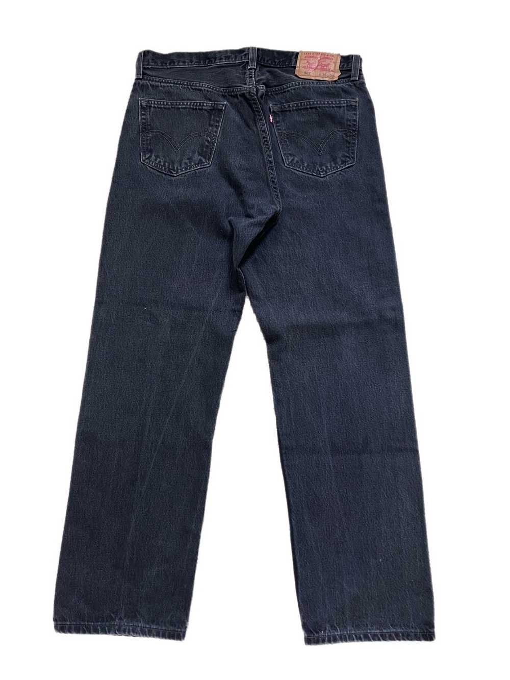 Levi's × Vintage Vintage 501 Black Denim Jeans - image 4