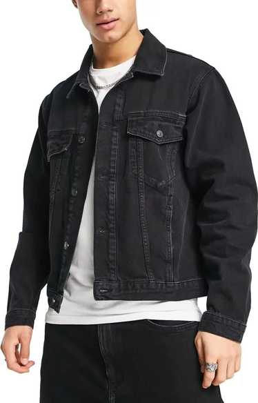 Topman Topman Men's Denim Trucker Jacket TOPMAN Je