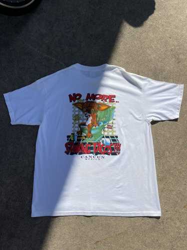 Vintage VTG Cancun Mexico graphic shirt NO LORE S… - image 1