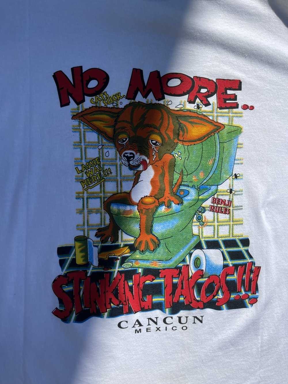 Vintage VTG Cancun Mexico graphic shirt NO LORE S… - image 2