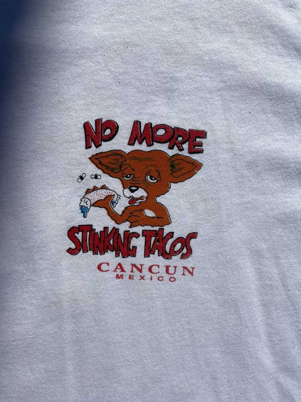 Vintage VTG Cancun Mexico graphic shirt NO LORE S… - image 7