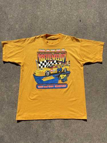 Vintage VTG single stitched racing graphic shirt 1
