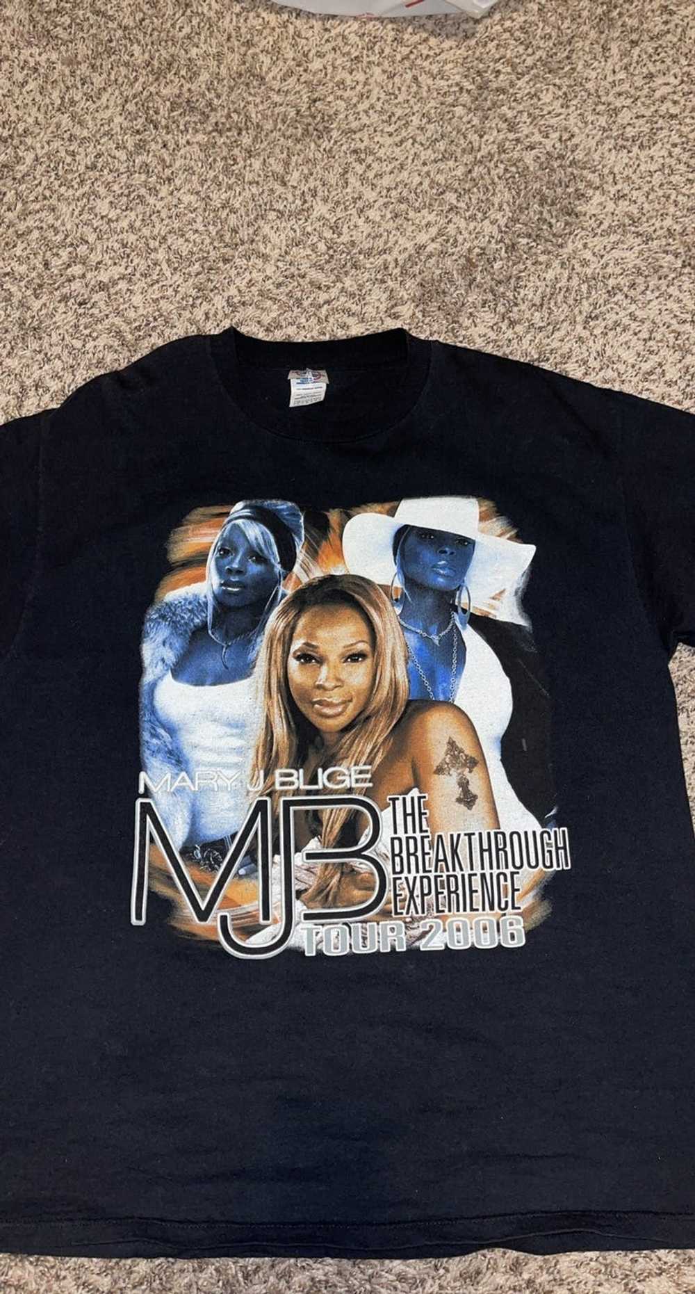 Delta Vintage Mary J Blige tshirt 2006 tour - image 1