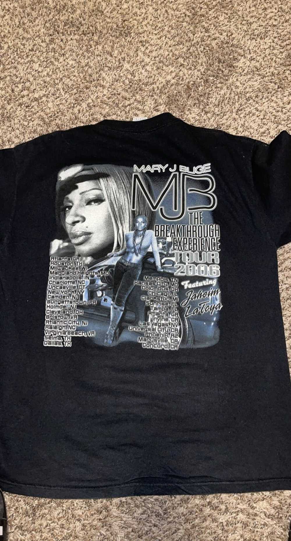 Delta Vintage Mary J Blige tshirt 2006 tour - image 2