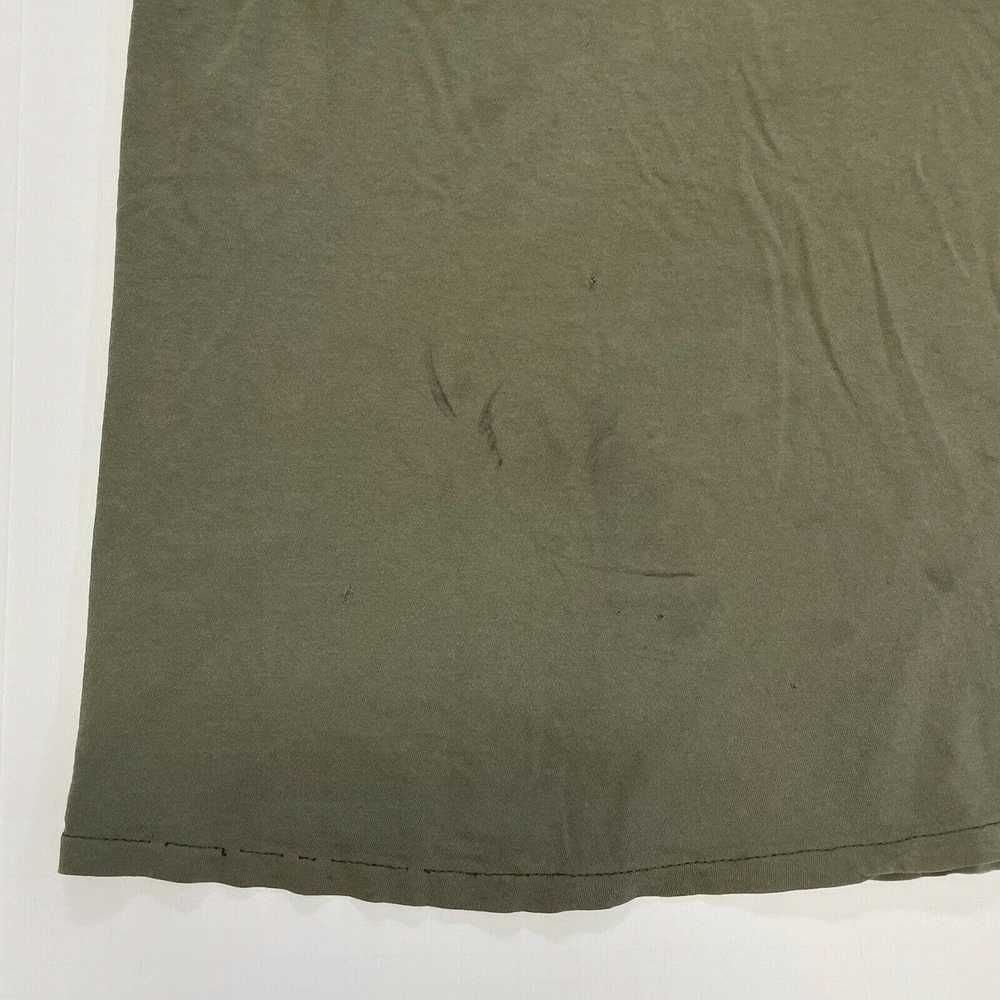 Other × Vintage Vintage Army Green Blank T Shirt … - image 6