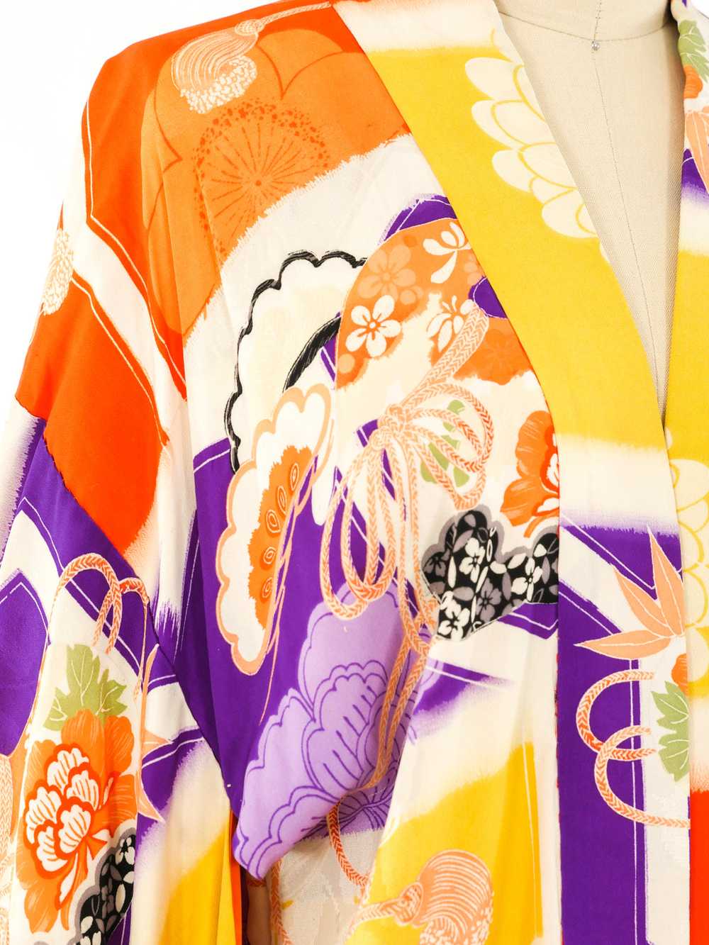 Multicolor Floral Kimono - image 5