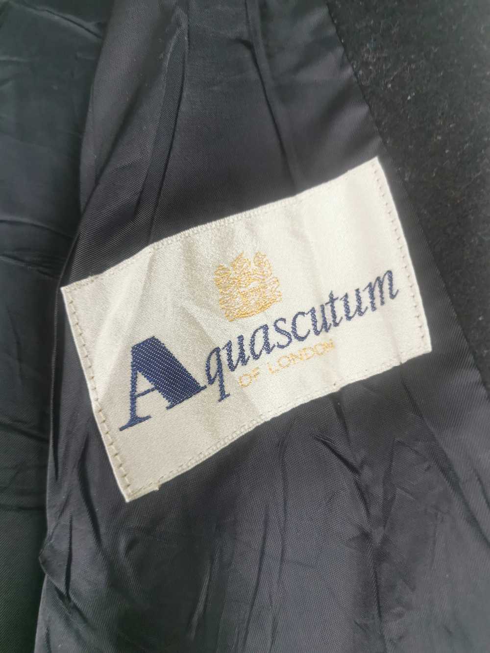 Aquascutum Aquascutum of London Wool Trench Coat … - image 7