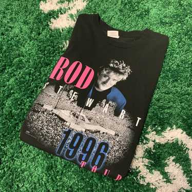 vintage Rod Stewart concert tee / paper thin rock tee / band tshirt / 70s t  shirt — Dusty Rose Vintage