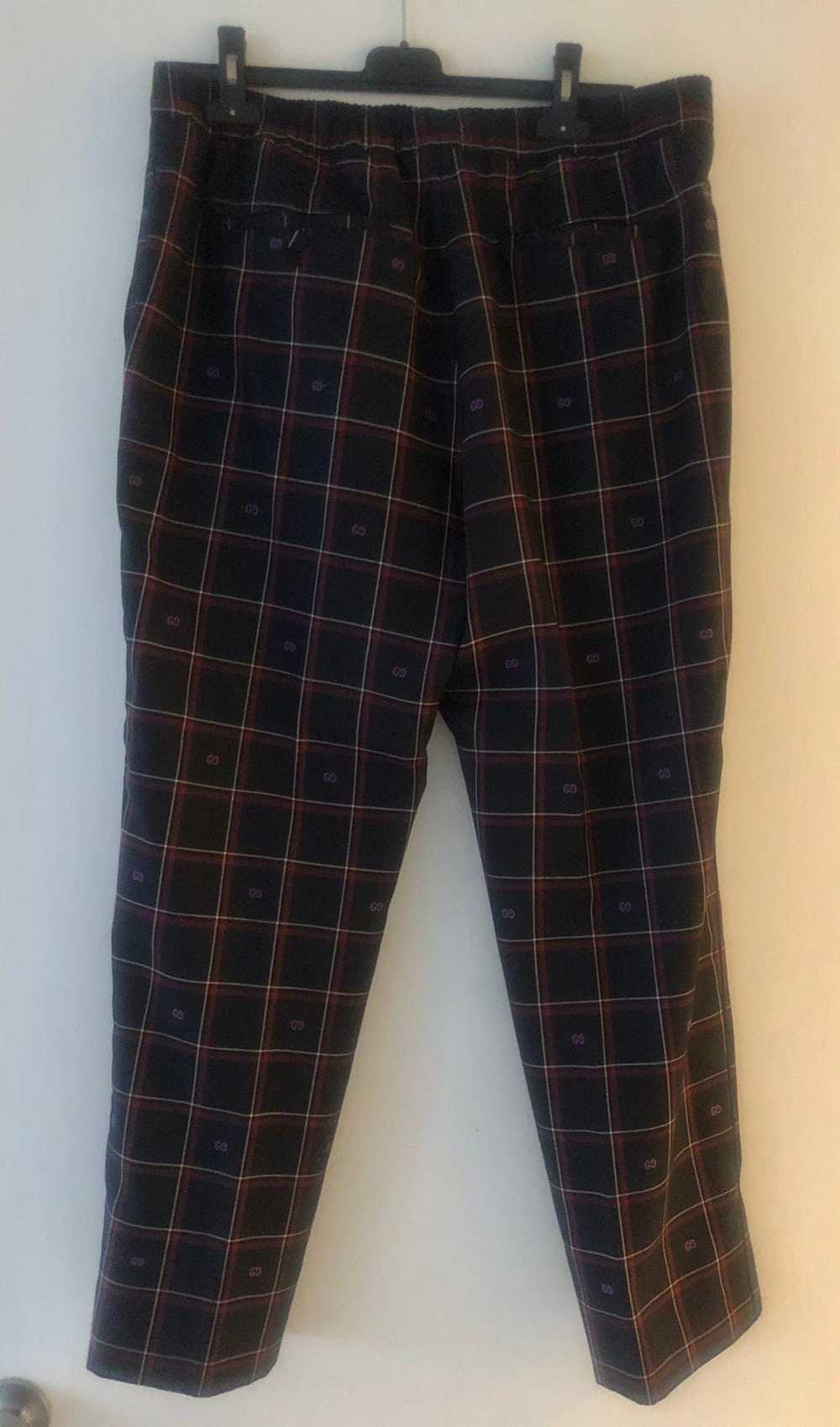 Gucci GG check jogging trousers - image 2