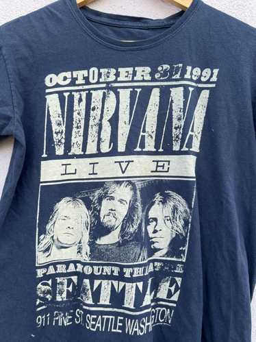Nirvana × Rock Band × Vintage Vintage Nirvana Live