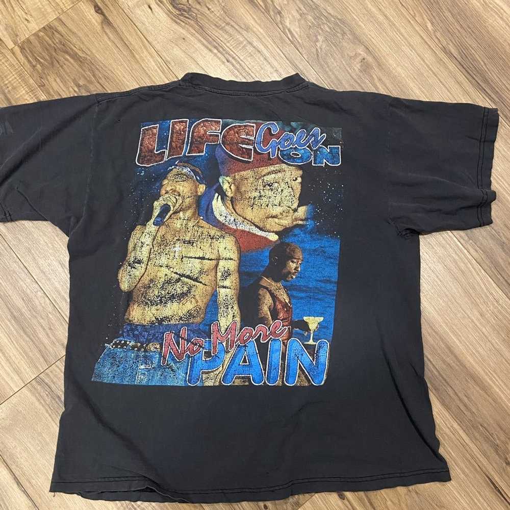 Insane Early 00s/late 90s Tupac Rare T-shirt Vintage XXL 2XL Blue