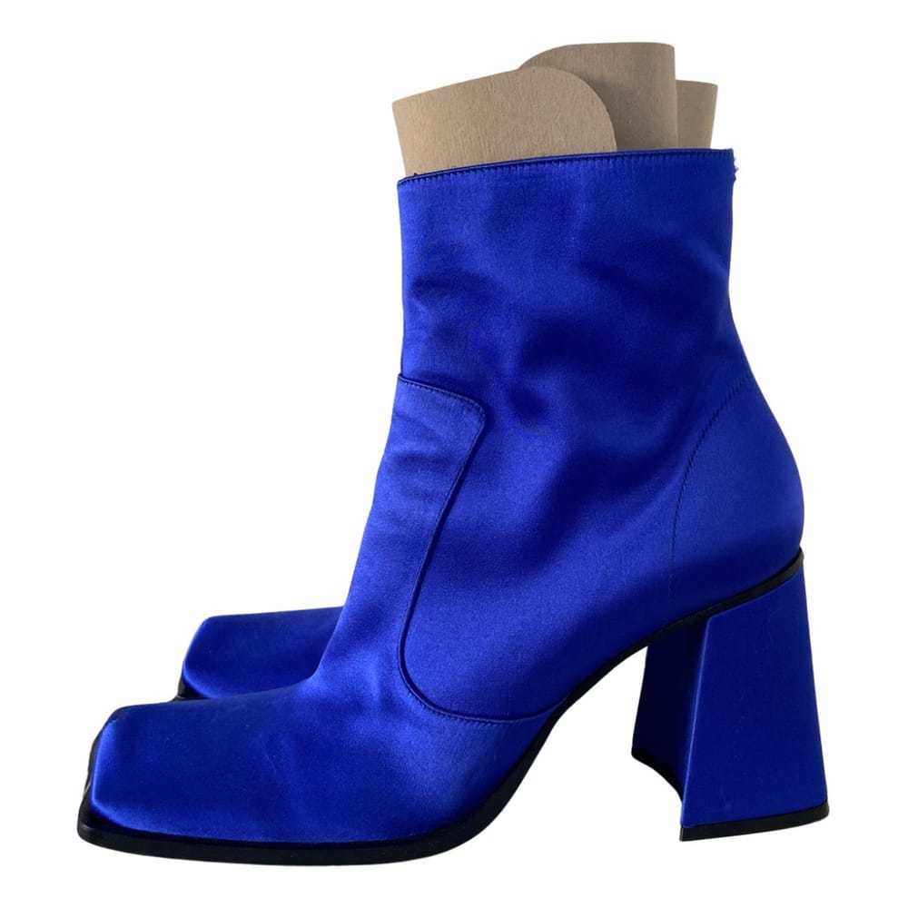 Maison Martin Margiela Velvet ankle boots - image 1