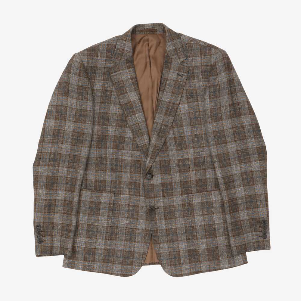 Gieves & Hawkes Wool Check Blazer - image 1