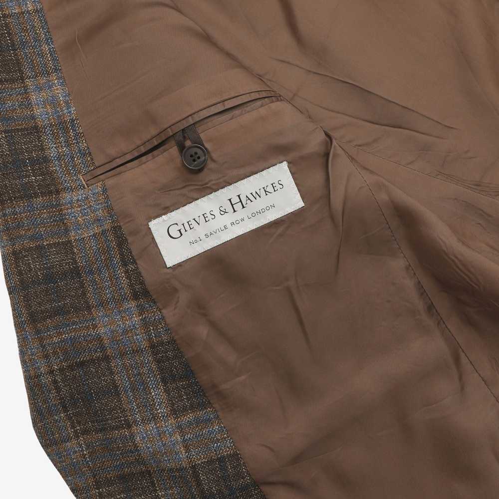Gieves & Hawkes Wool Check Blazer - image 4