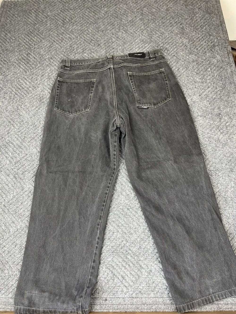 Fubu × Vintage Vintage Fubu Jeans Black Denim Pan… - image 8