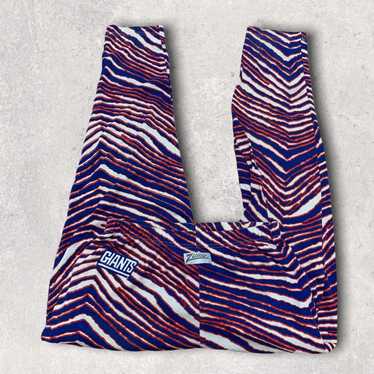 Zubaz New York Giants Royal/Red Zebra Pants Size: Small