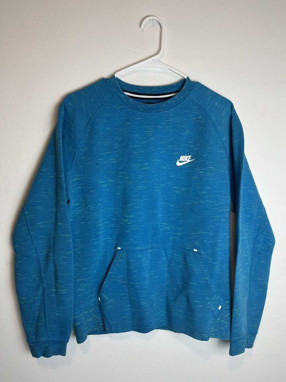 mens nike tech fleece blue