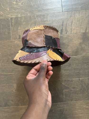 Vintage Leather Vintage Bucket Hat