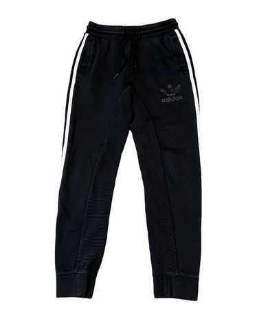 NWOT Adidas Originals Large Logo Track Pants Black Gold Sweatpants Size S  UK10