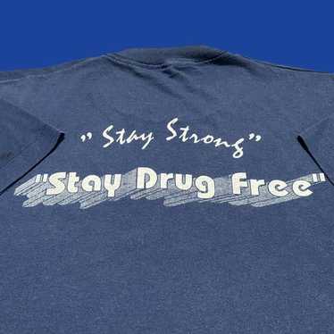 Screen Stars × Vintage vintage drug free shirt - image 1