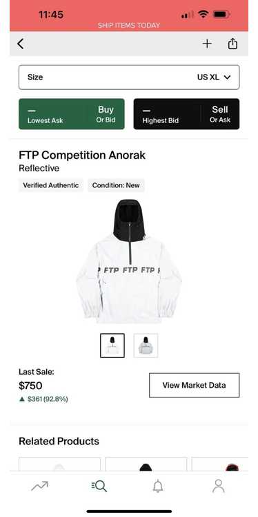 Ftp on sale competition anorak