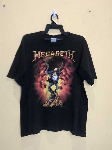 Custom × Megadeth × Metallica Vtg 90s Megadeth Wo… - image 1