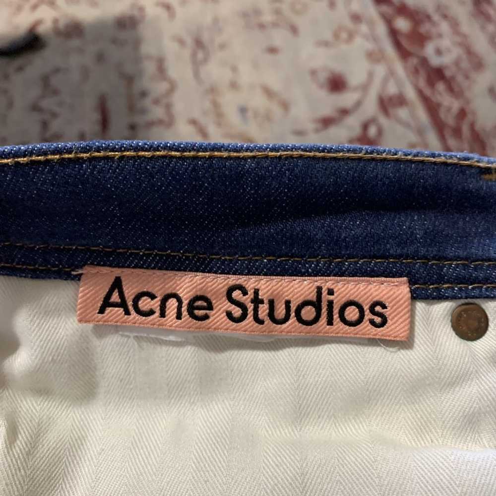 Acne Studios Button Fly Cropped denim jeans slim … - image 10