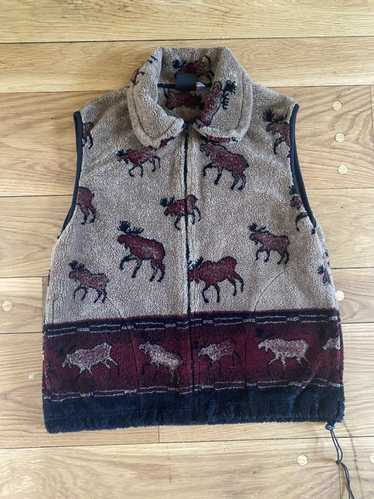 Vintage Vintage moose vest
