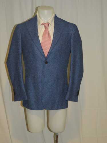 Suitsupply Hudson Silk Cashmere Blue Weave Two Bu… - image 1