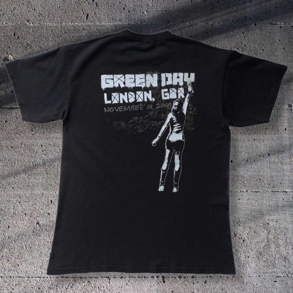 Band Tees × Vintage Green day 2009 vintage London… - image 2