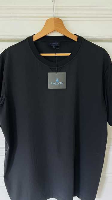 Lanvin Lanvin Mix Fabrics T-Shirt Black