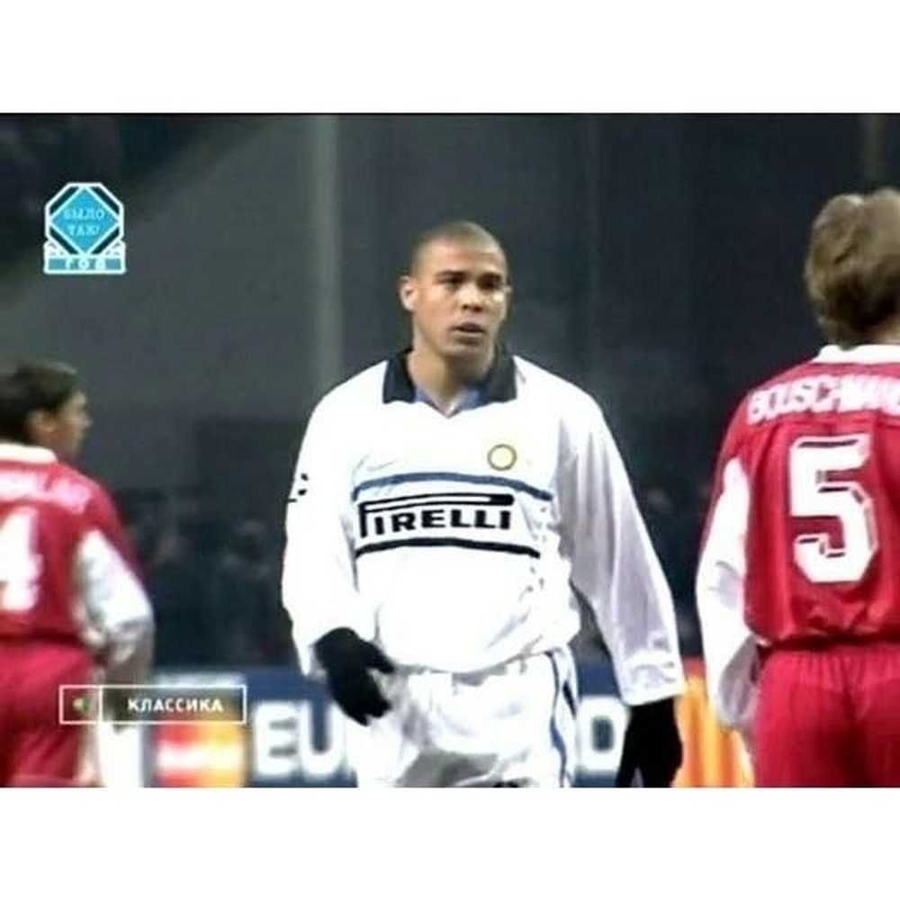 Nike Ronaldo Inter Milan 1998 Away Soccer Jersey M - image 7