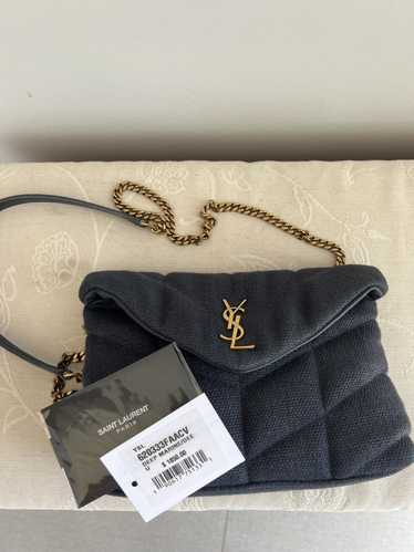 Yves Saint Laurent PUFFER TOY BAG IN CANVAS AND SM