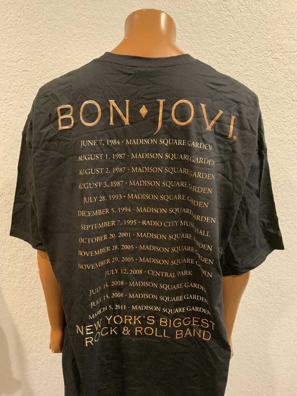 Band Tees × Bon Jovi Bon Jovi Live Tour 2011 New … - image 10