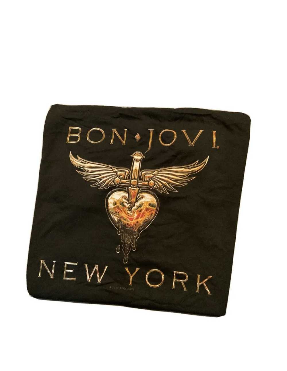 Band Tees × Bon Jovi Bon Jovi Live Tour 2011 New … - image 1