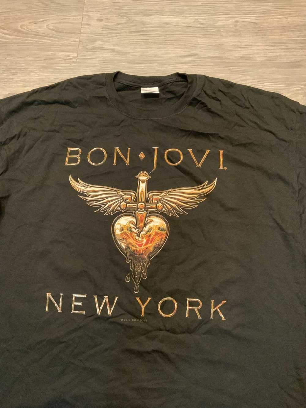 Band Tees × Bon Jovi Bon Jovi Live Tour 2011 New … - image 4