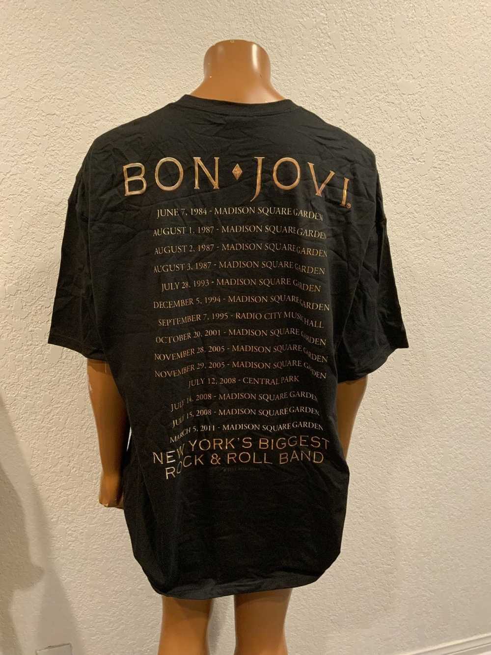 Band Tees × Bon Jovi Bon Jovi Live Tour 2011 New … - image 8