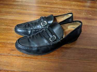 Gucci Horsebit Leather Moccasin Shoes Men's Brown 9.5 Loafer Slip-on 548604