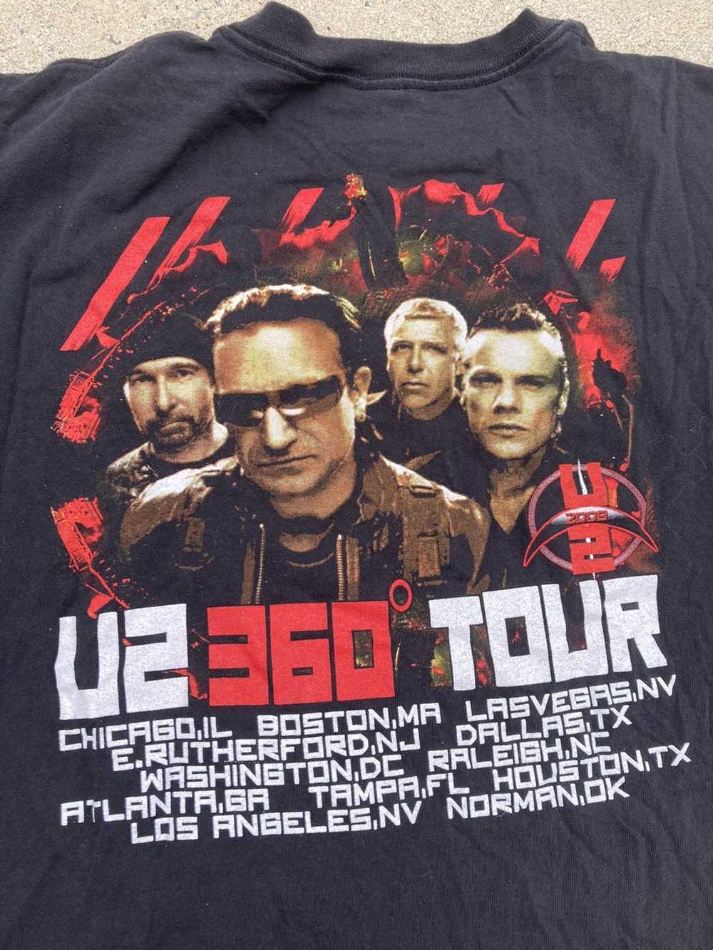 Band Tees × Vintage U2 Vintage USA 360 Tour Tee T… - image 4