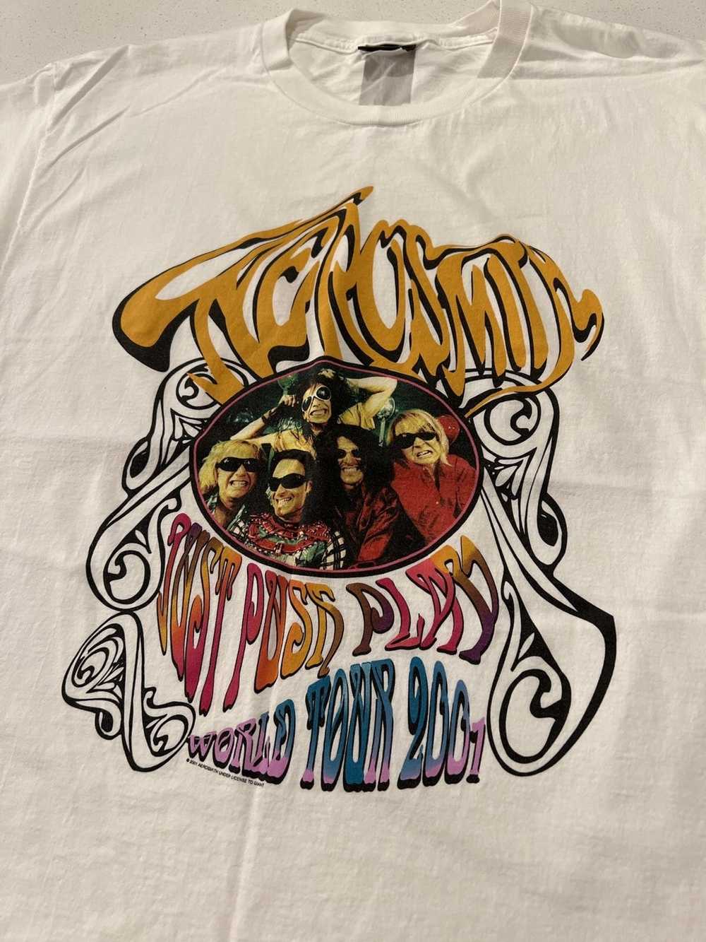 Vintage Vintage Aerosmith 2001 Tour T-Shirt Size … - image 2