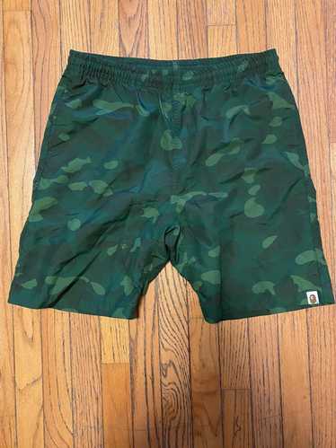 Buff Bunny Green Camo Bike Shorts Size Medium High Waisted