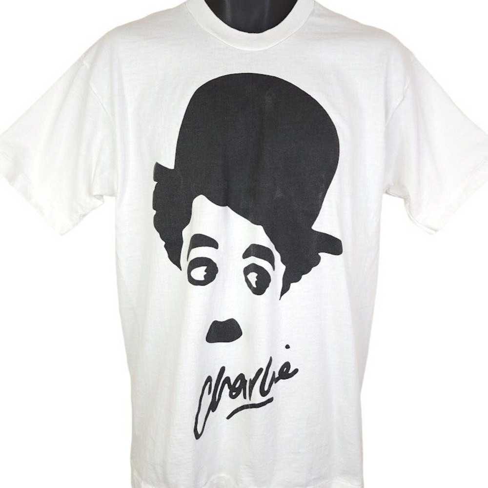 Vintage Charlie Chaplin T Shirt Vintage 90s Silen… - image 1