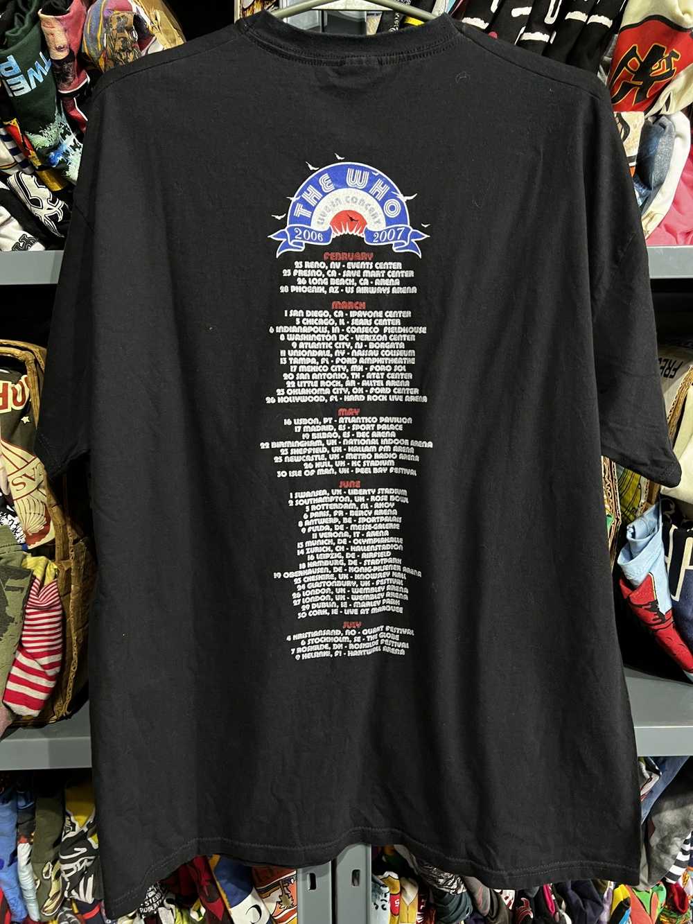 Band Tees × Rock T Shirt × Vintage 2006 2007 tour… - image 5