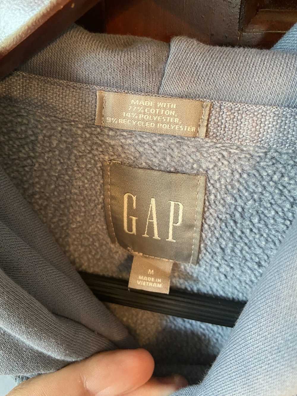 Gap × Streetwear × Vintage Light blue acid-wash h… - image 3