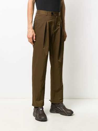 A Cold Wall Pleated Nylon Trousers