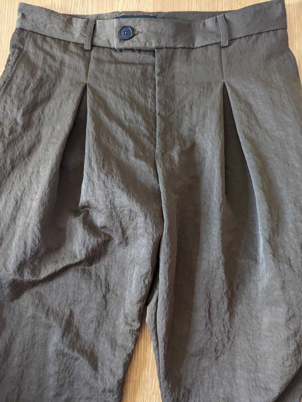 A Cold Wall Pleated Nylon Trousers - image 2