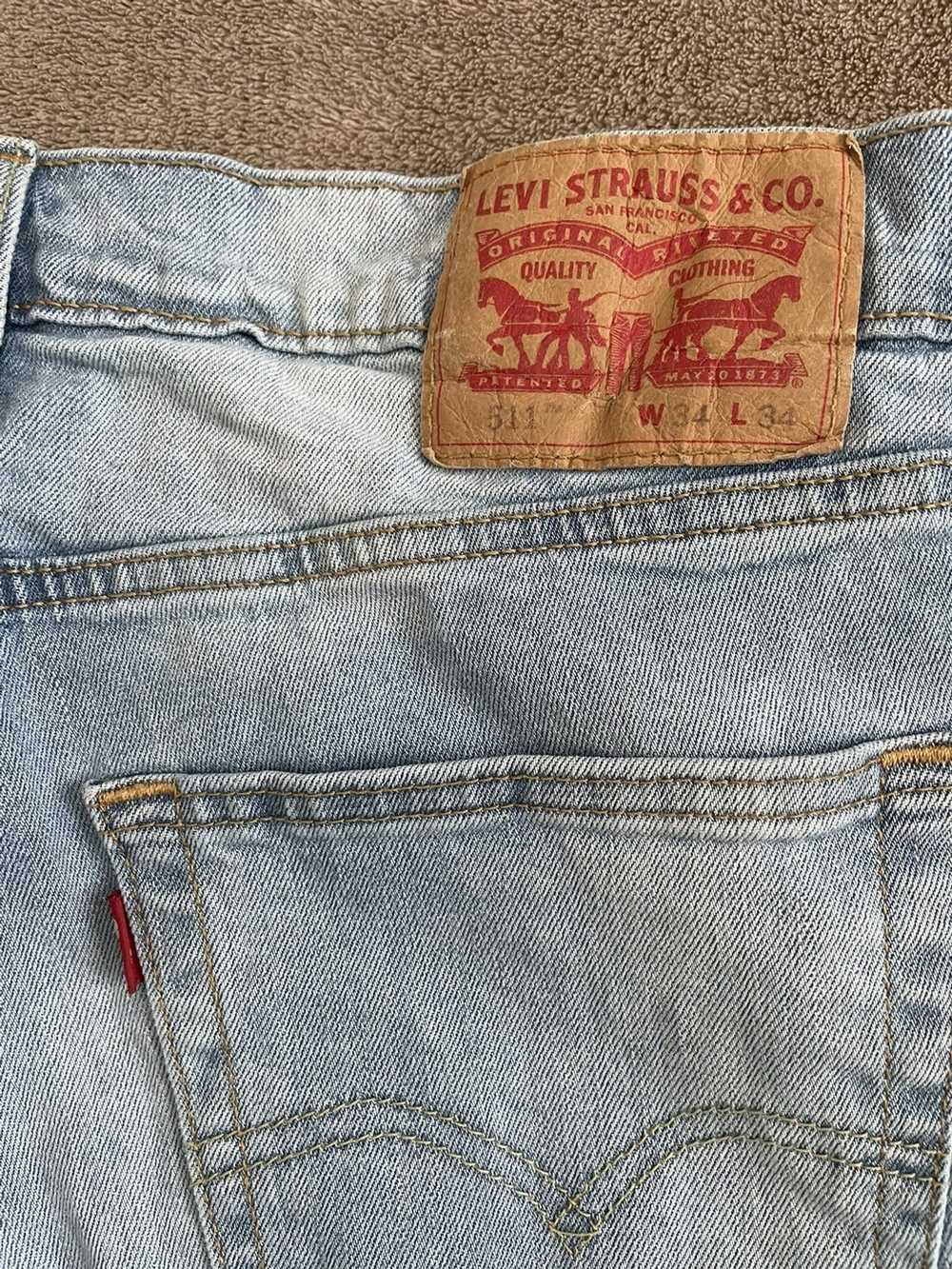 Levi's × Streetwear Levi’s 511 Slim Fit Jeans - image 3