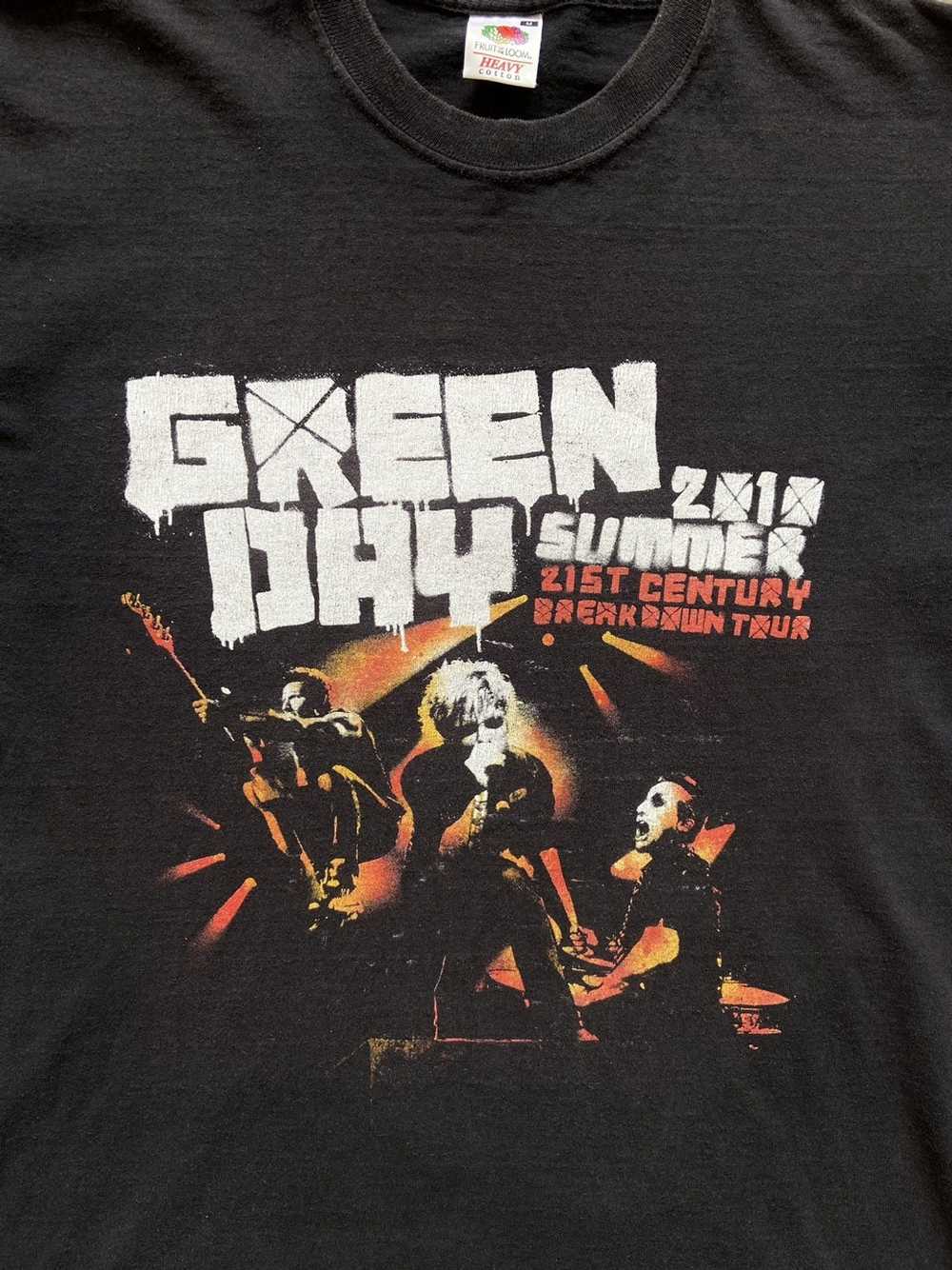 Band Tees × Rock Tees × Vintage Vintage Green Day… - image 2