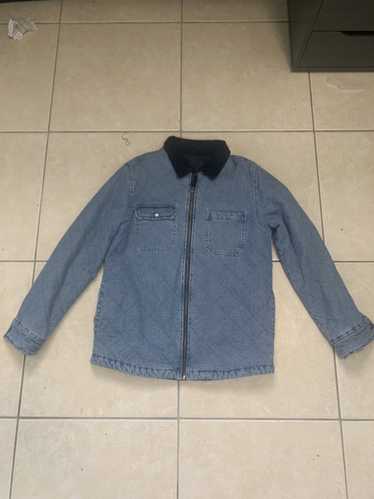 Vintage Military Denim Jean Jacket Patches Streetwear Retro Denim Jacket