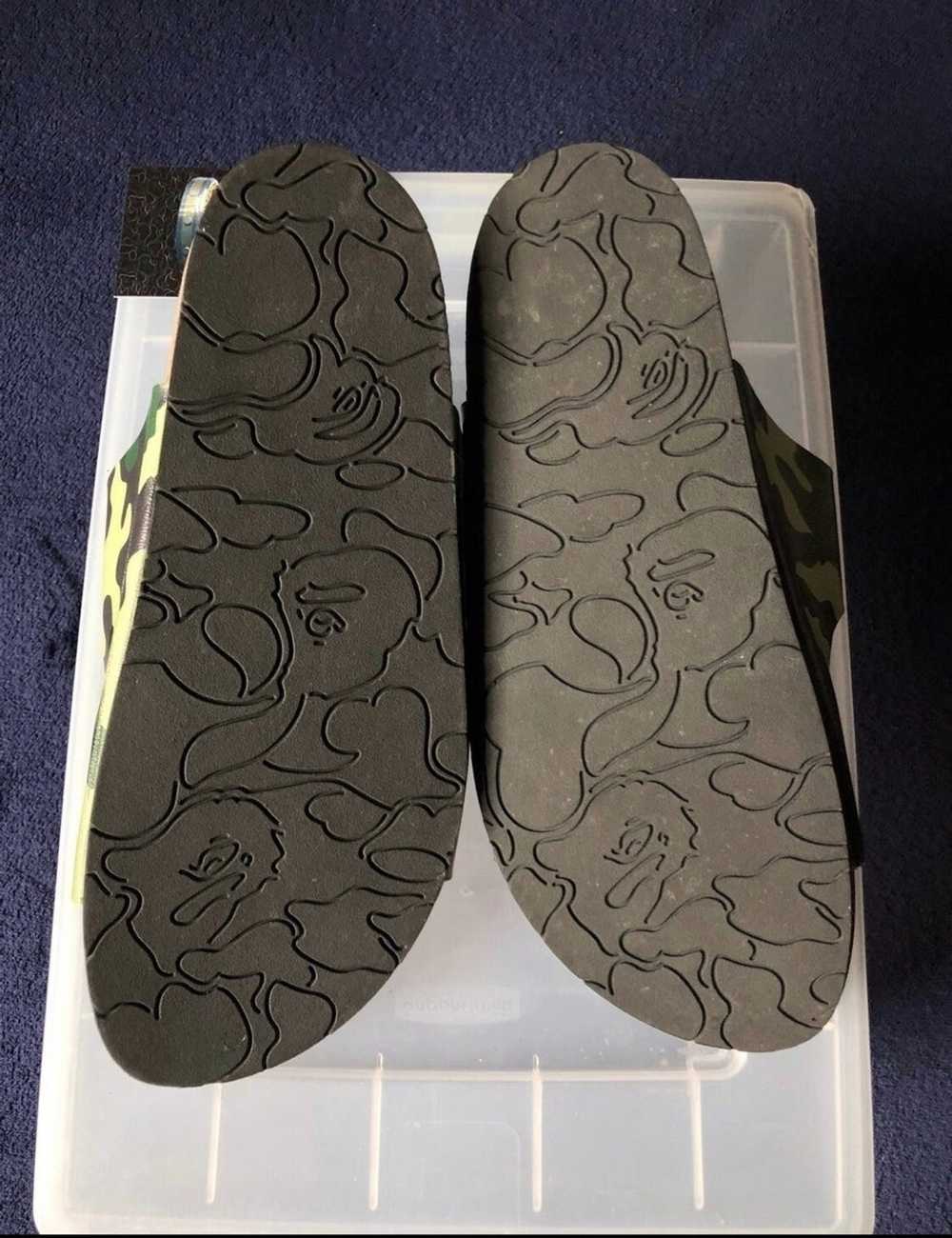 Bape Bape Green Camo Birkenstock Sandals - image 5